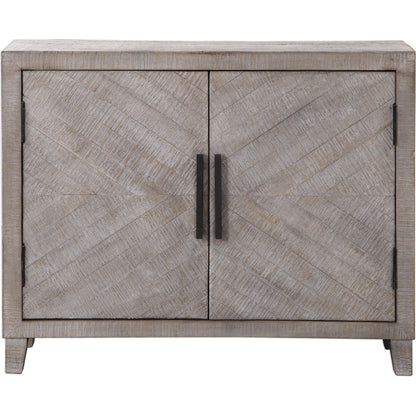 Adalind White Washed Accent Cabinet by Uttermost in white. Made from fir wood, iron, mdf in a modern style.