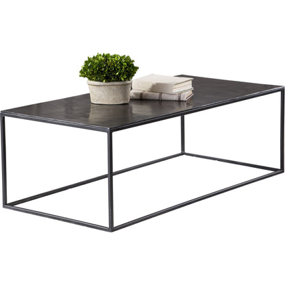 Coreene Coffee Table by Uttermost in aged black, antique bronze. Made from aluminum, iron in a modern style.