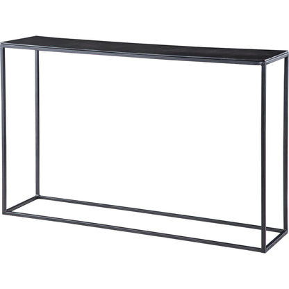 Coreene Console Table by Uttermost in aged black, antique bronze. Made from aluminum, iron in a modern style.