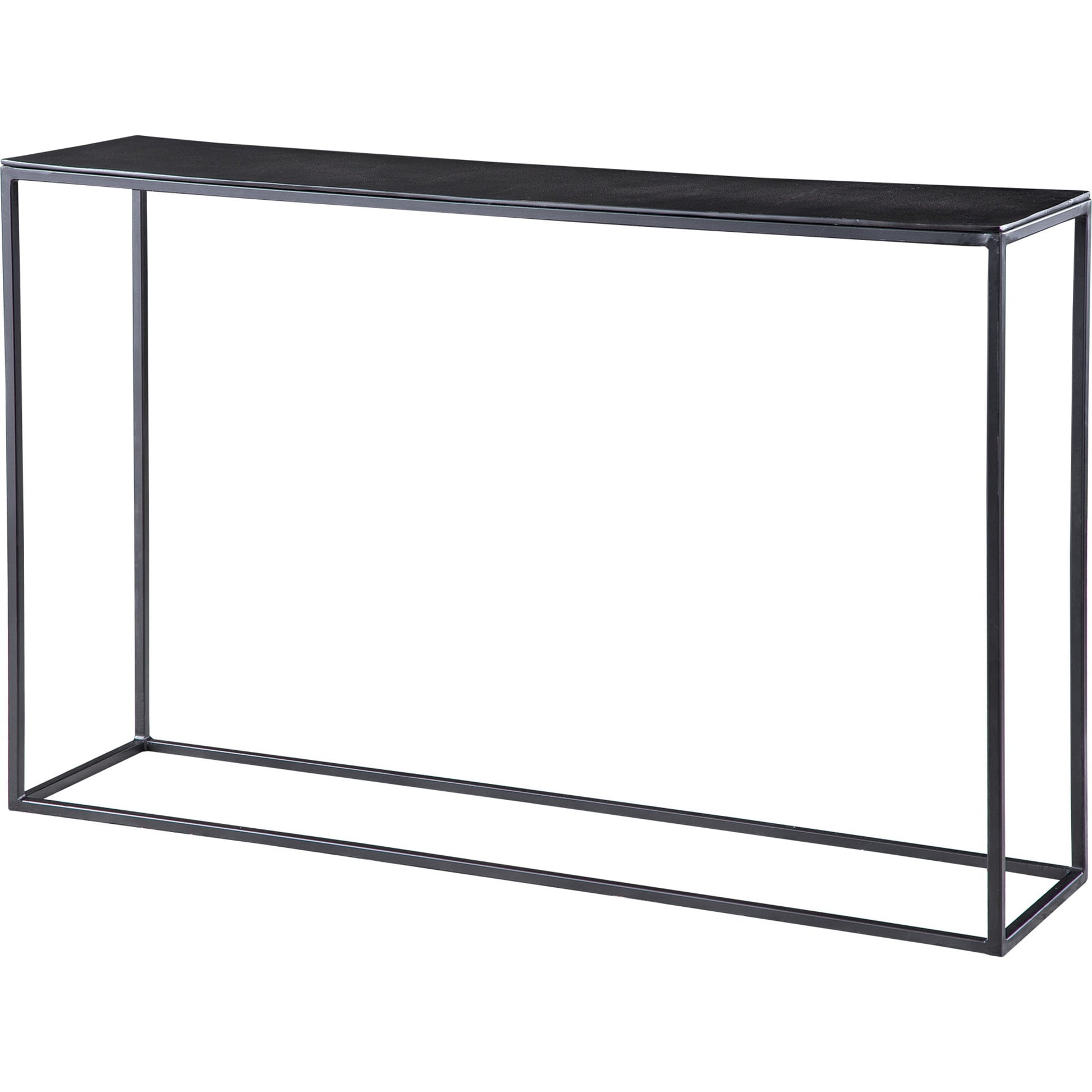 Coreene Console Table by Uttermost in aged black, antique bronze. Made from aluminum, iron in a modern style.