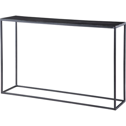 Coreene Console Table by Uttermost in aged black, antique bronze. Made from aluminum, iron in a modern style.