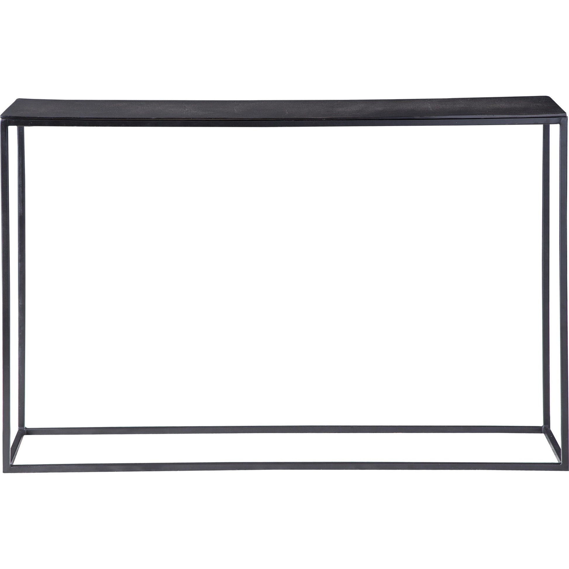 Coreene Console Table by Uttermost in aged black, antique bronze. Made from aluminum, iron in a modern style.