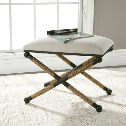 Firth Small Bench by Uttermost. Made from unique in a coastal style.