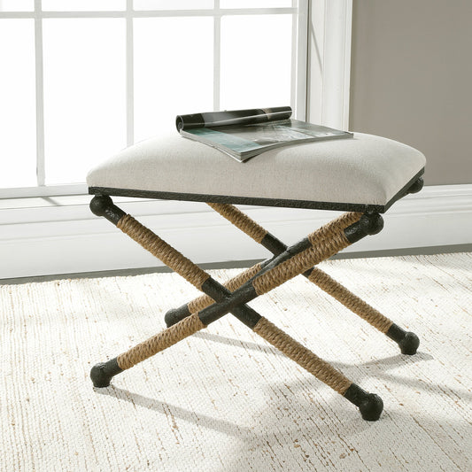 Firth Small Bench by Uttermost. Made from unique in a coastal style.