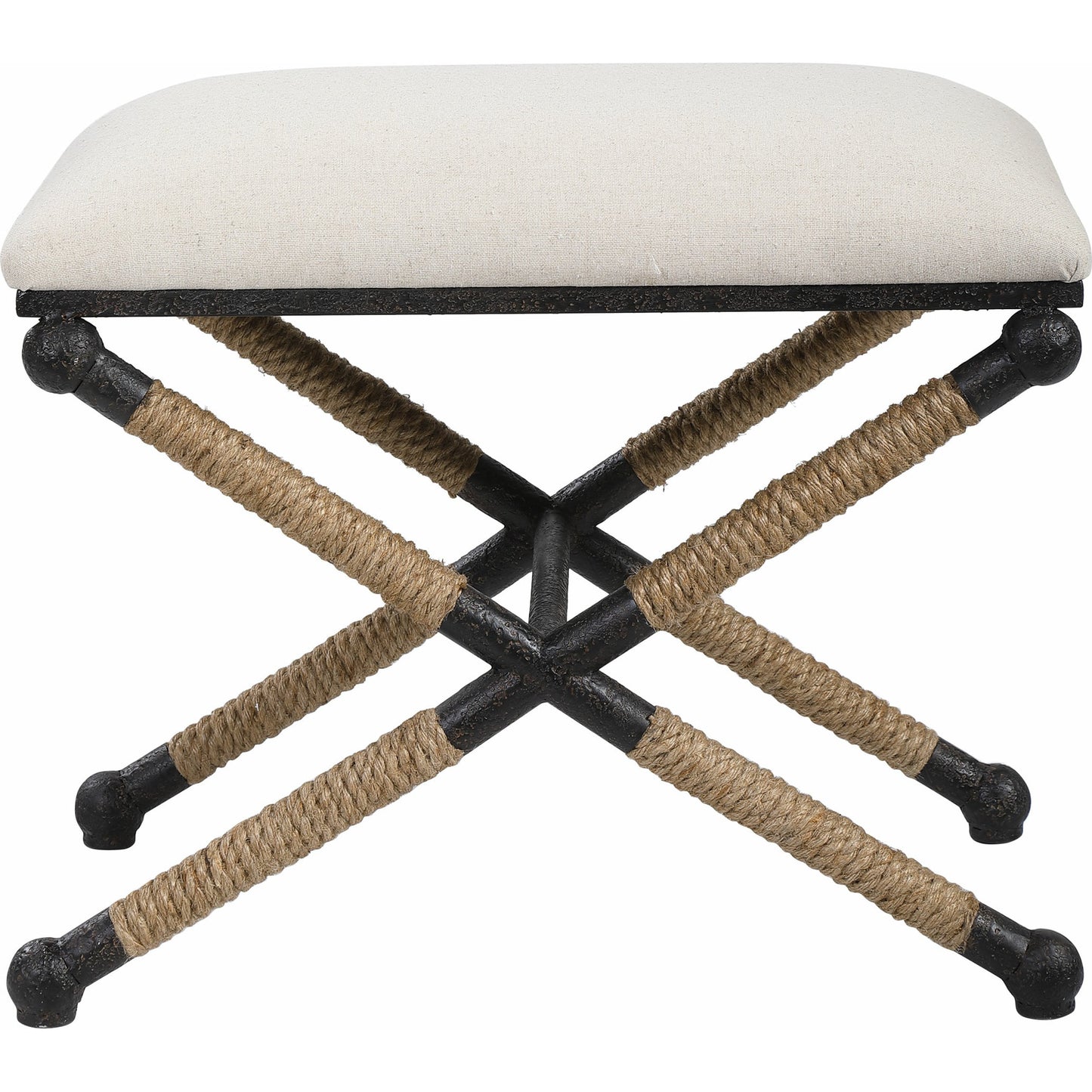 002 SR-824175 | Additional Silo | Firth Small Bench by Uttermost. Made from unique in a coastal style.
