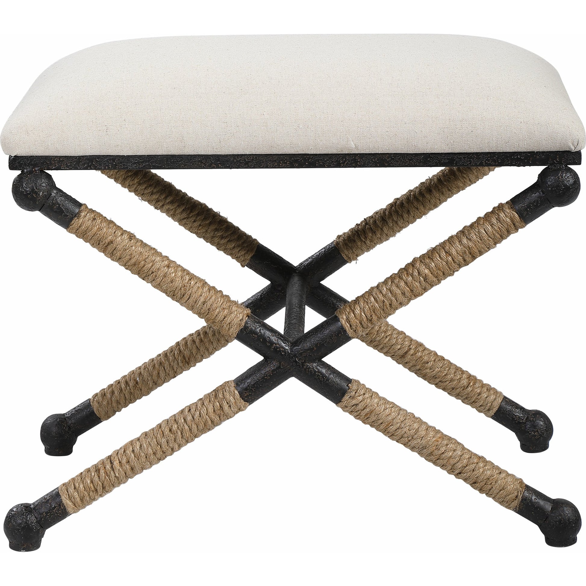 Firth Small Bench by Uttermost. Made from unique in a coastal style.