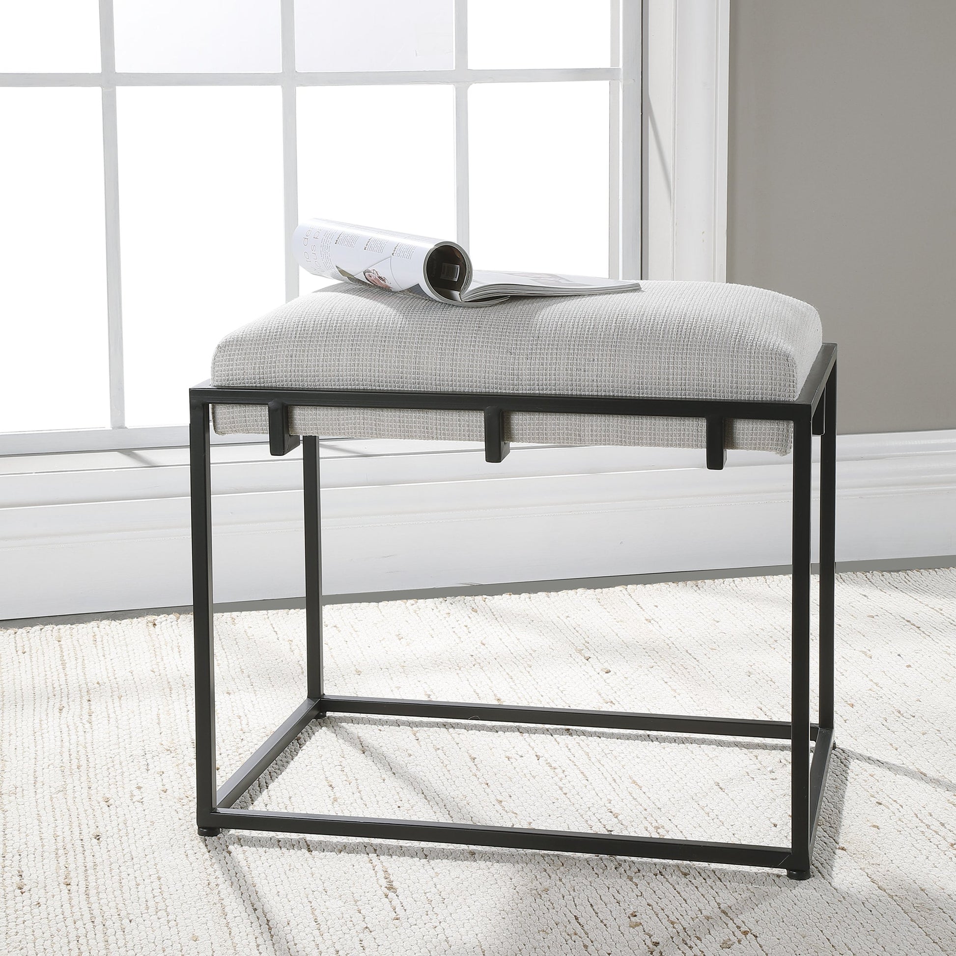 Paradox Small Bench by Uttermost. Made from unique in a modern style.