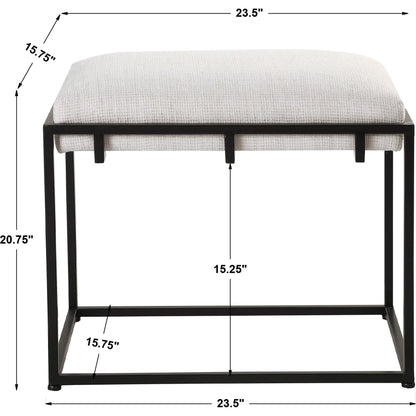 Paradox Small Bench by Uttermost. Made from unique in a modern style.