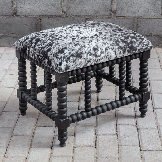 Rancho Bench by Uttermost. Made from mahogany wood with foam, fabric in a coastal style.