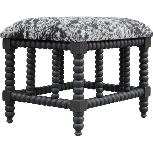 Rancho Bench by Uttermost. Made from mahogany wood with foam, fabric in a coastal style.
