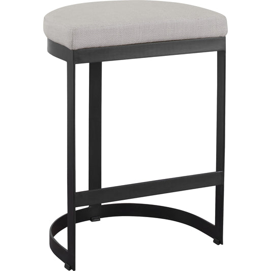 Ivanna Counter Stool by Uttermost. Made from metal, mdf, foam, fabric in a transitional style.