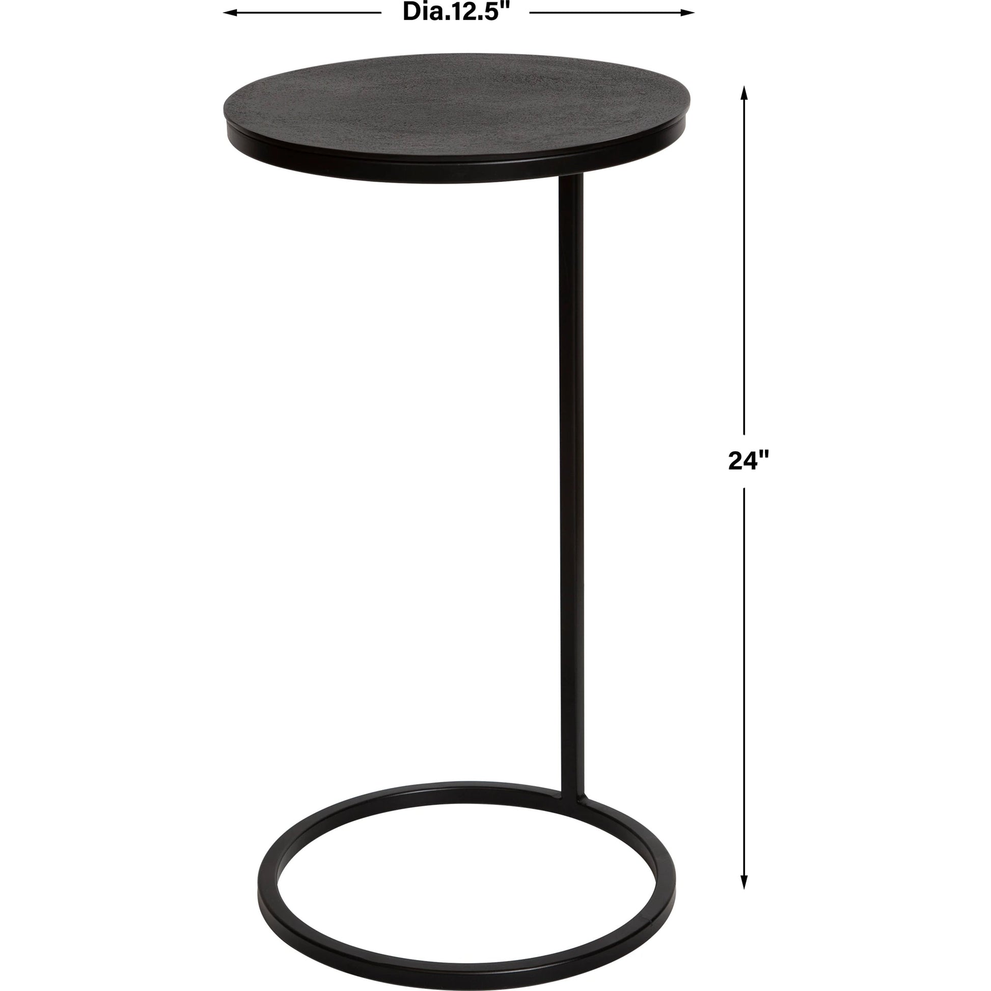 Brunei Accent Table by Uttermost. Made from iron, aluminum in a modern style.