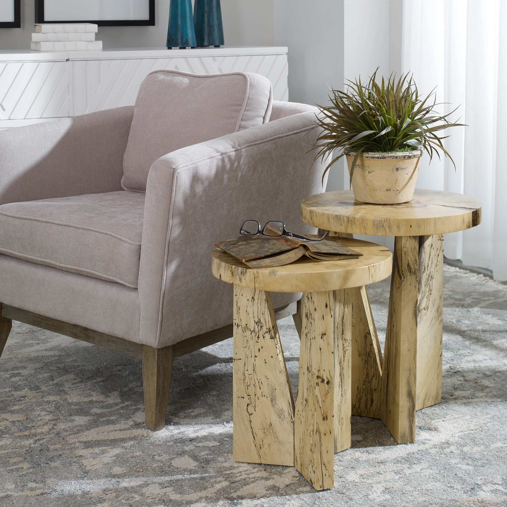 Nadette Nesting Tables by Uttermost. Made from unique in a eclectic & global style.
