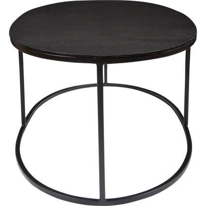 Coreene Oval Coffee Table by Uttermost in antique black. Made from iron, aluminum in a transitional style.