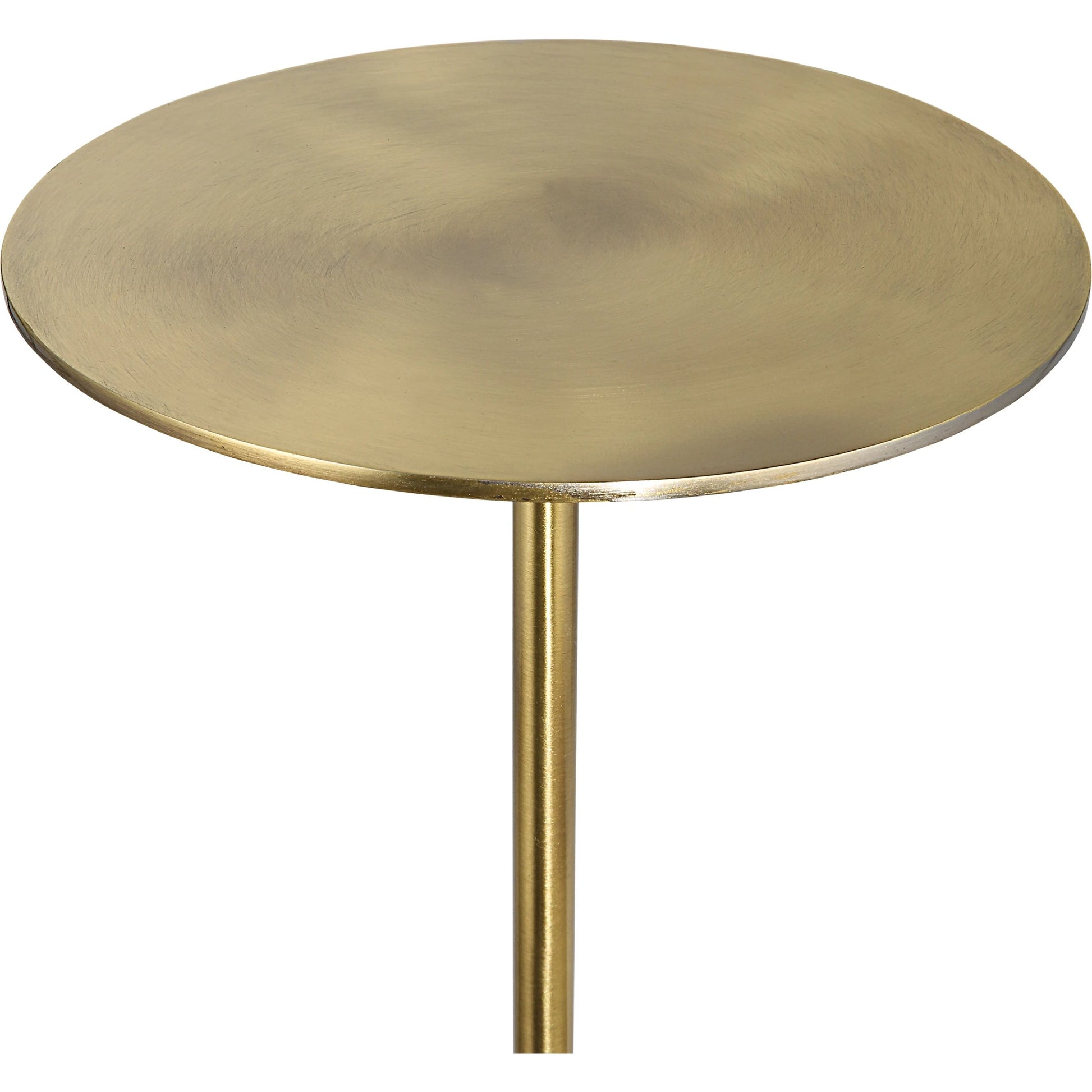 Gimlet Drink Table by Uttermost. Made from metal, marble, solid brass in a modern style.