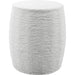 Resort Accent Stool by Uttermost. Made from mdf, straw rope, fir in a coastal style.