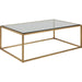 Bravura Coffee Table by Uttermost. Made from iron, tempered glass in a modern style.