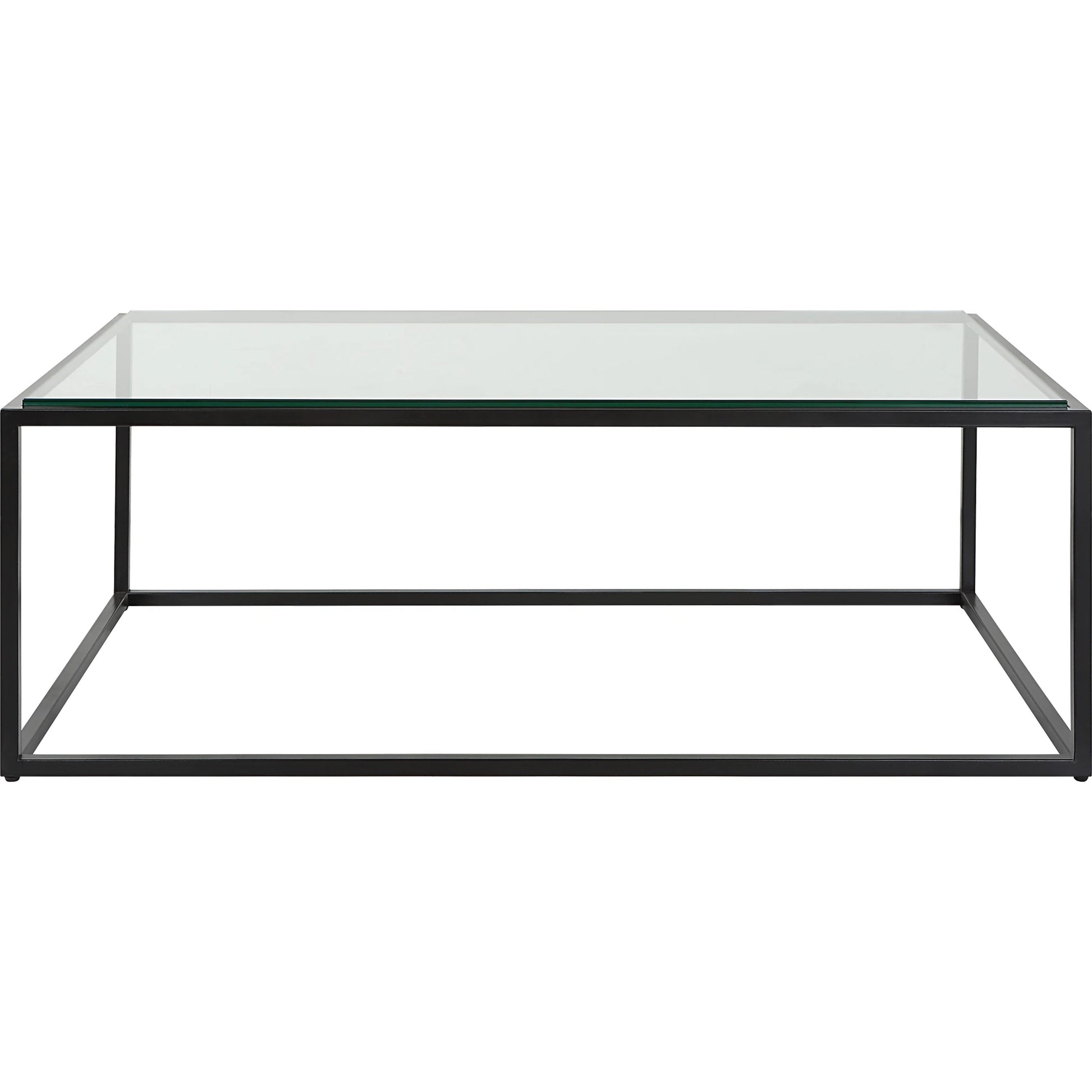 Bravura Coffee Table by Uttermost. Made from iron, tempered glass in a modern style.