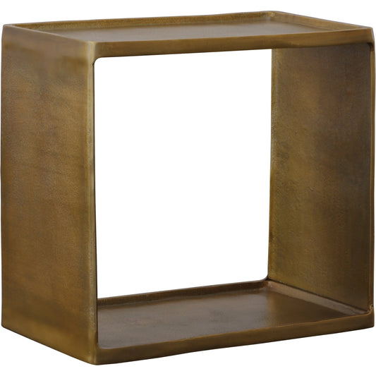 Derwent Side Table by Uttermost. Made from aluminum in a modern style.