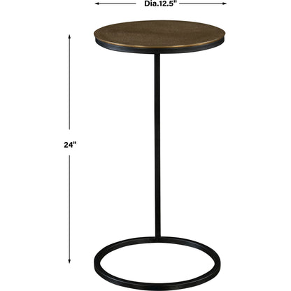 Brunei Accent Table by Uttermost. Made from iron, aluminum in a modern style.
