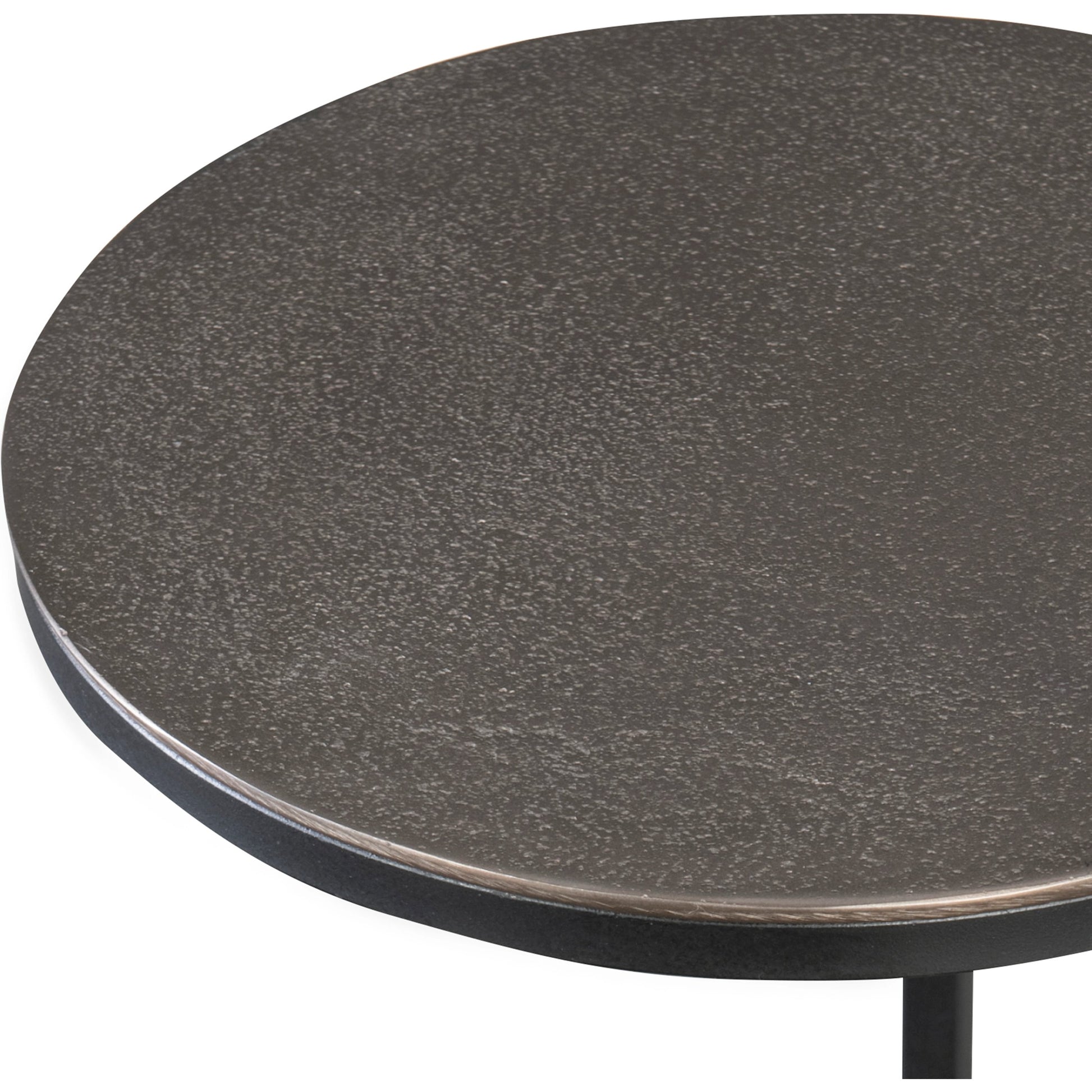 Brunei Accent Table by Uttermost. Made from iron, aluminum in a modern style.