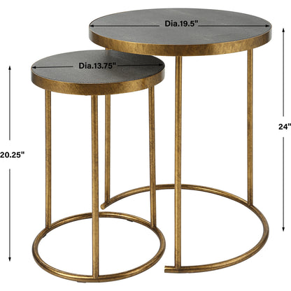 Aragon Nesting Tables (Set of 2) by Uttermost. Made from unique in a modern style.