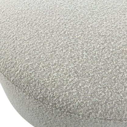 Avila Large Ottoman by Uttermost in ivory, gray and walnut. Made from plywood, foam, fabric in a modern style.