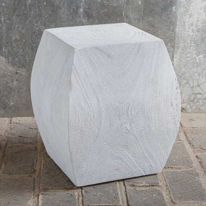 Grove Accent Stool by Uttermost. Made from suar wood in a modern style.