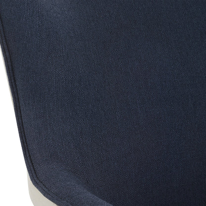Gordonston Accent Chair by Uttermost in blue and blue. Made from rubber wood, plywood, plyfoam, fabric in a modern style.
