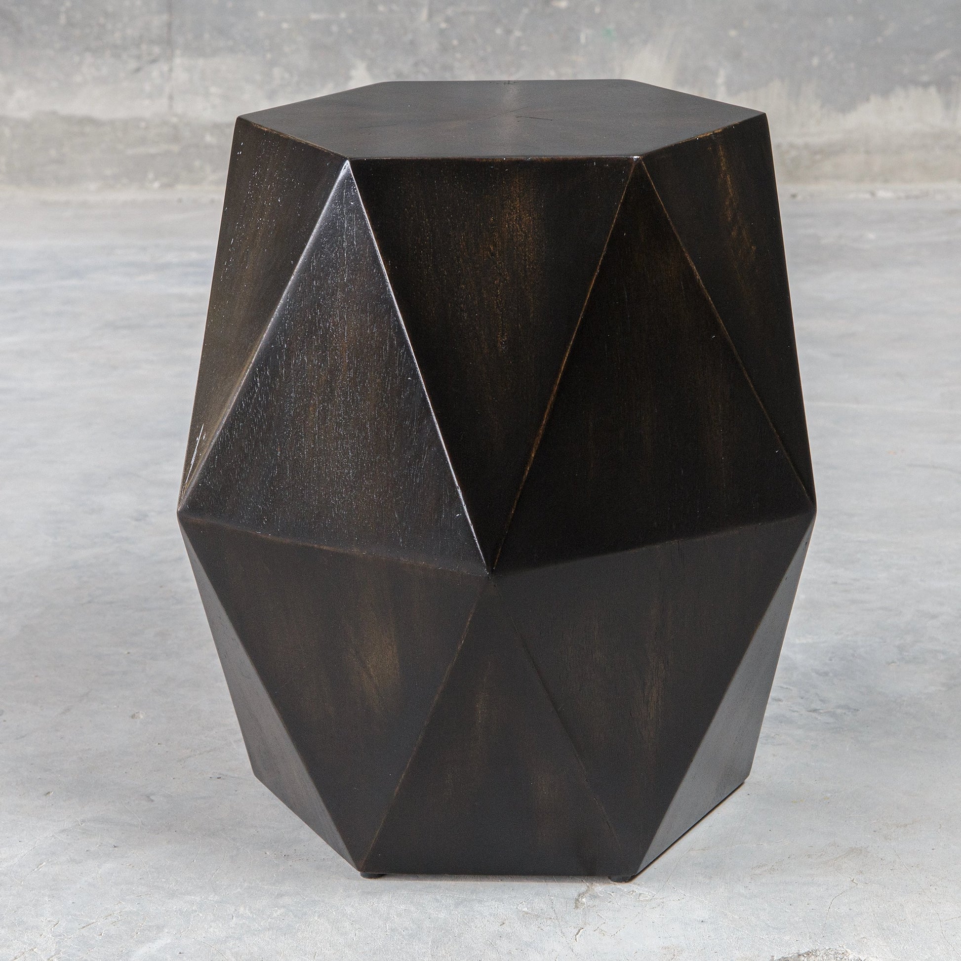 Volker Accent Table by Uttermost. Made from java mix wood, mdf, veneer in a modern style.