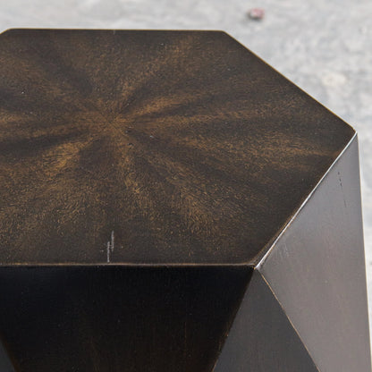 Volker Accent Table by Uttermost. Made from java mix wood, mdf, veneer in a modern style.