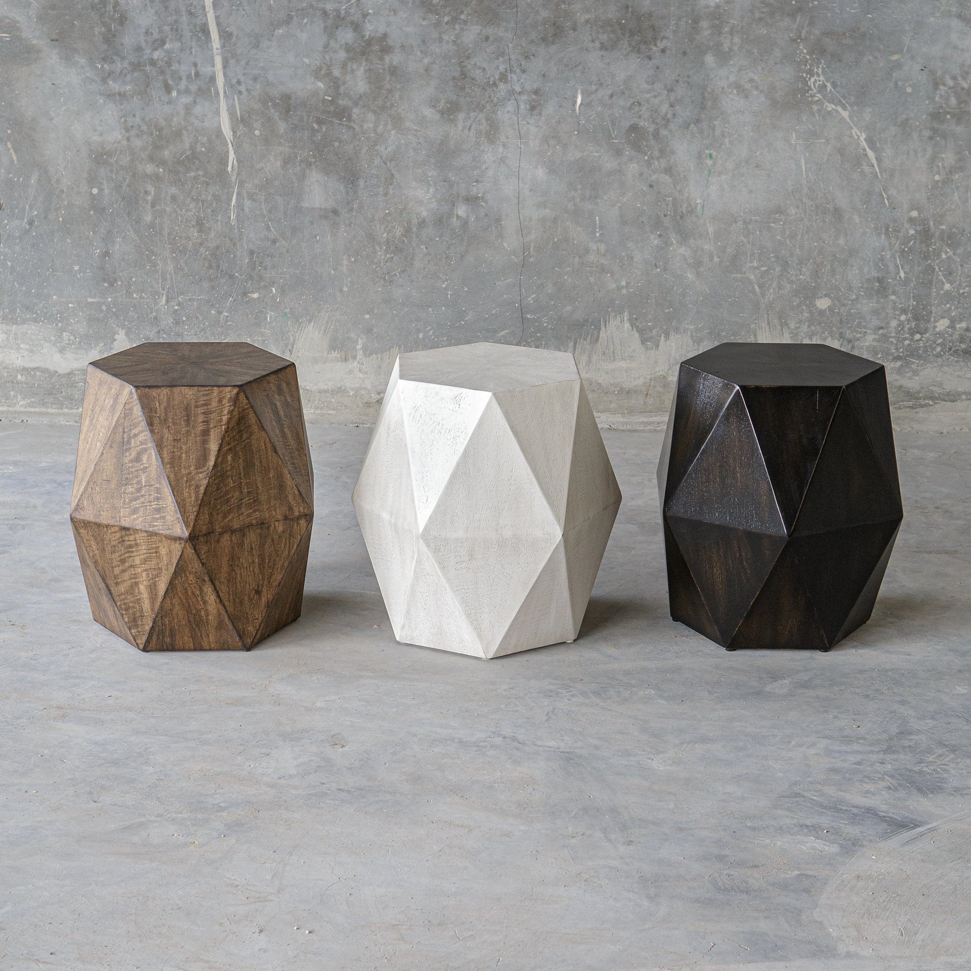 Volker Accent Table by Uttermost. Made from java mix wood, mdf, veneer in a modern style.