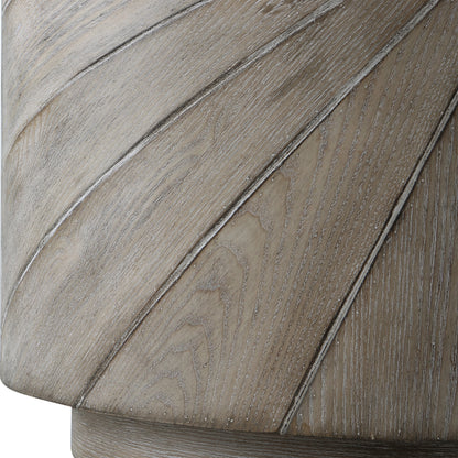 Starshine Side Table by Uttermost in gray. Made from firwood, mdf in a modern style.