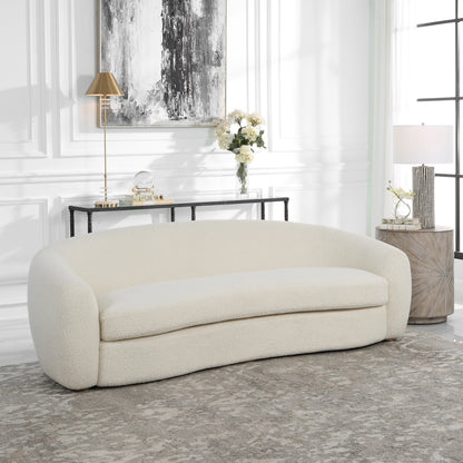 Capra Sofa by Uttermost in multi. Made from fabric, foam, plywood, oak in a modern style.
