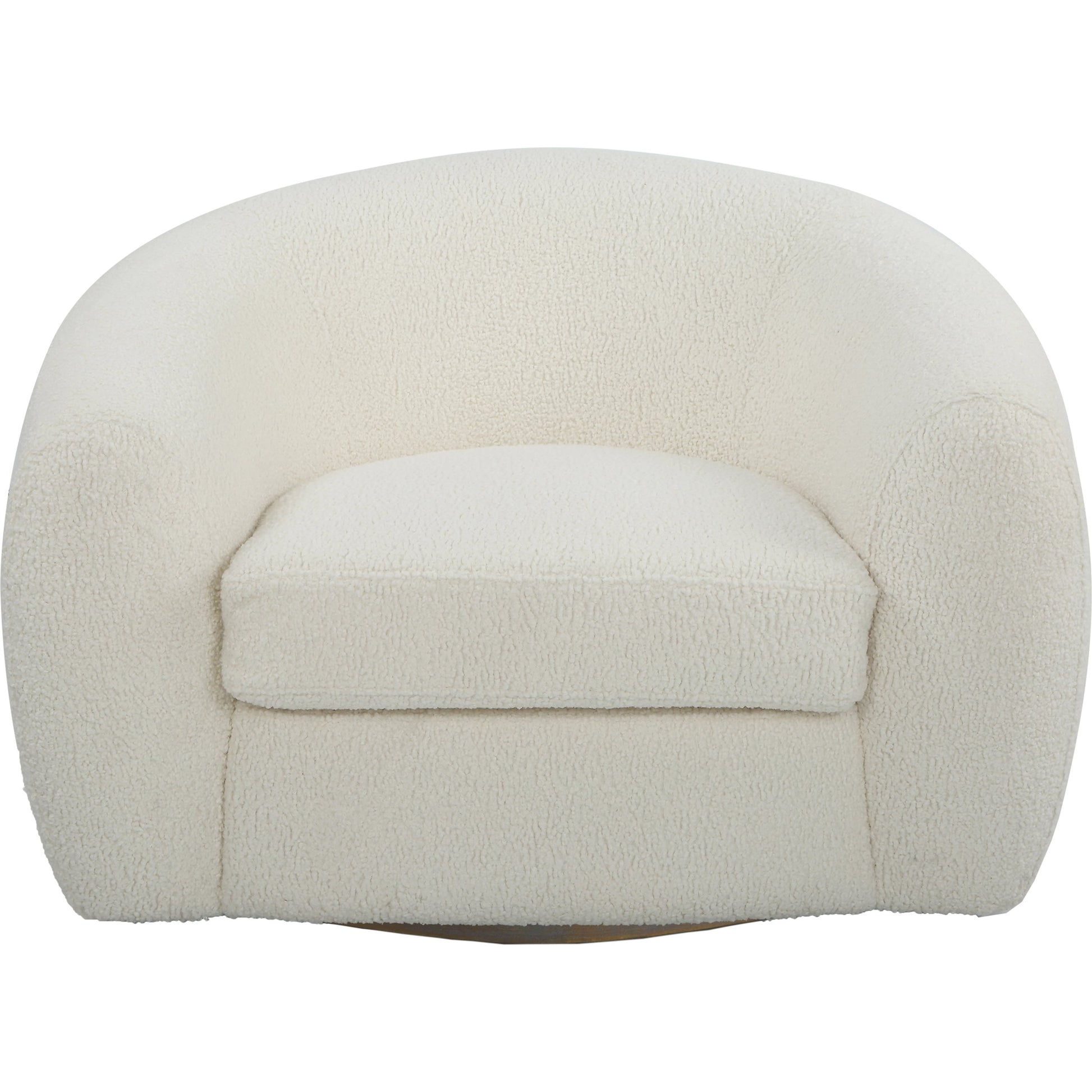 Capra Swivel Chair by Uttermost in multi. Made from fabric, foam, plywood, stainless steel in a modern style.