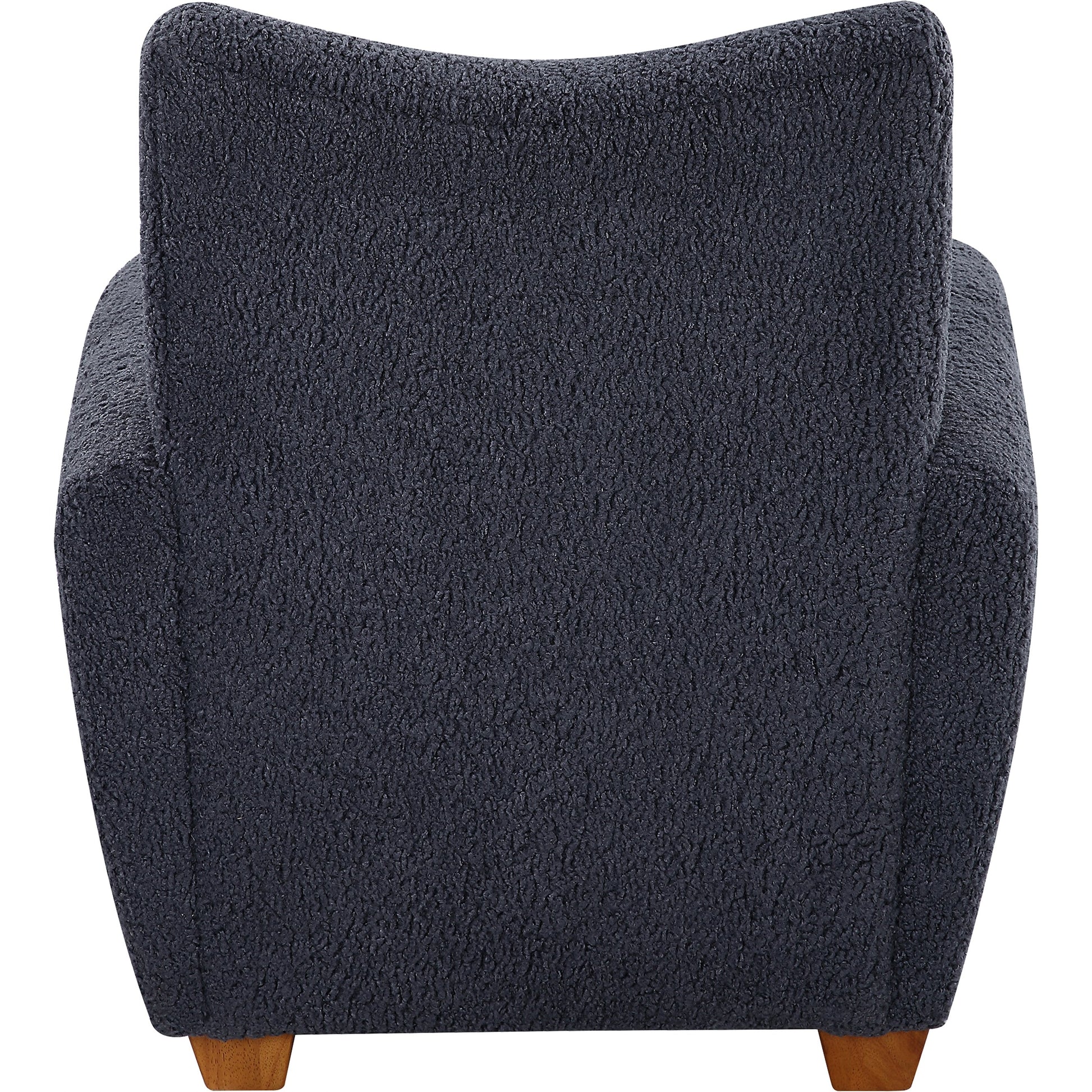 Teddy Accent Chair by Uttermost in walnut. Made from rubber wood, plywood, fabric, foam in a modern style.