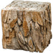 Teak Root Bunching Cube by Uttermost. Made from teak wood in a cottage & farmhouse style.