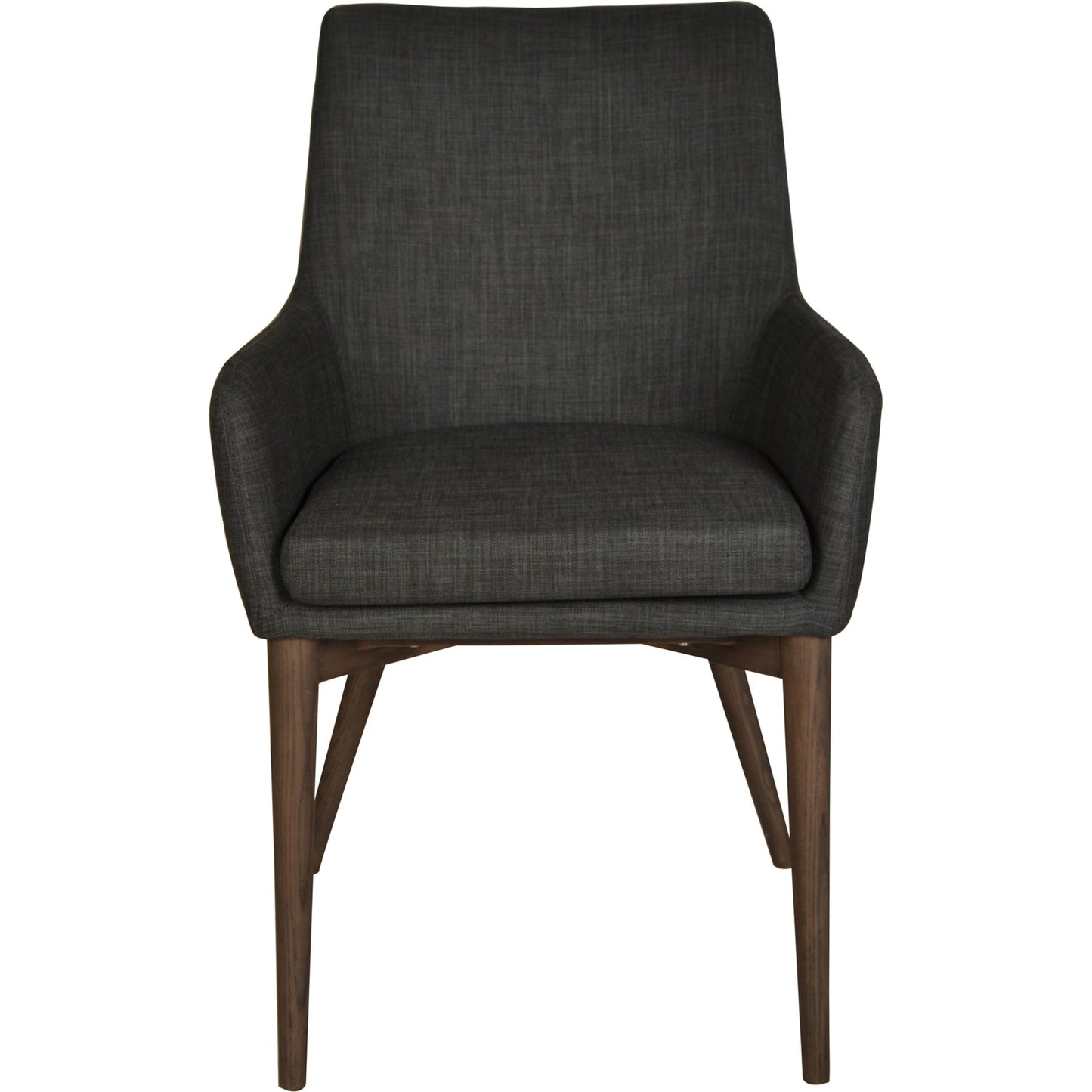 003 SR-379599 | Additional Silo | Reid Dining Chair by LH Imports in dark gray. Made from fabric in a modern style.