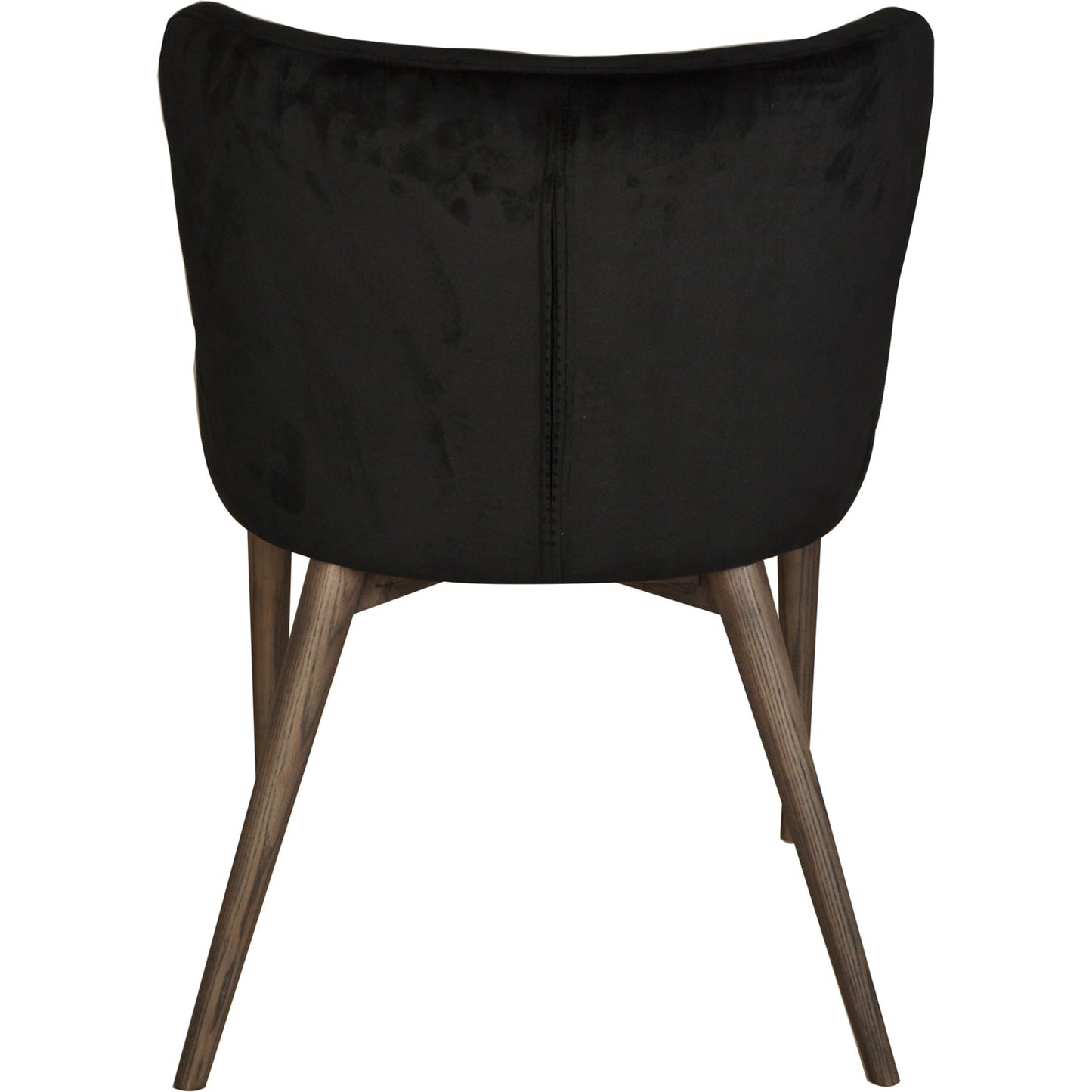 022 SR-379590 | Additional Silo | Mila Dining Chair by LH Imports in black velvet. Made from fabric in a modern style.