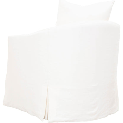 Faye Slipcover Swivel Club Chair by Essentials For Living. Made from unique in a transitional style.