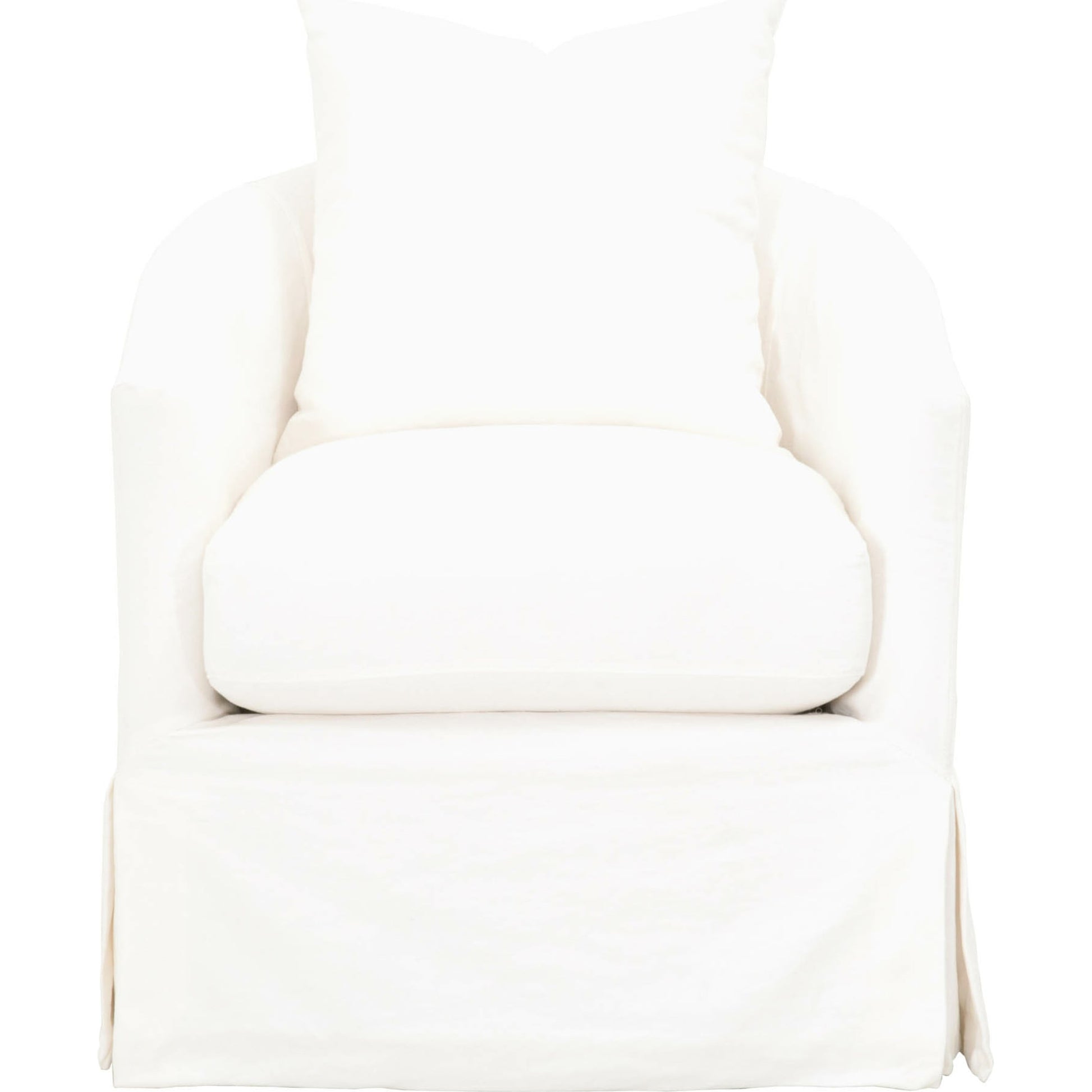 Faye Slipcover Swivel Club Chair by Essentials For Living. Made from unique in a transitional style.