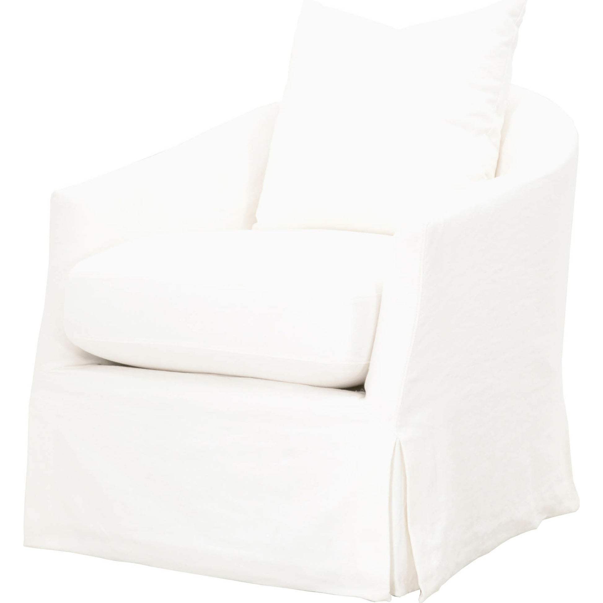 Faye Slipcover Swivel Club Chair by Essentials For Living. Made from unique in a transitional style.
