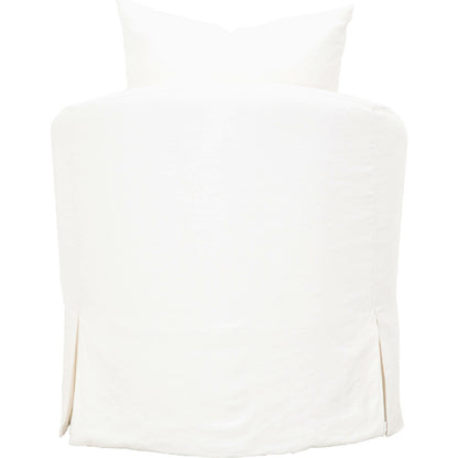 Faye Slipcover Swivel Club Chair by Essentials For Living. Made from unique in a transitional style.