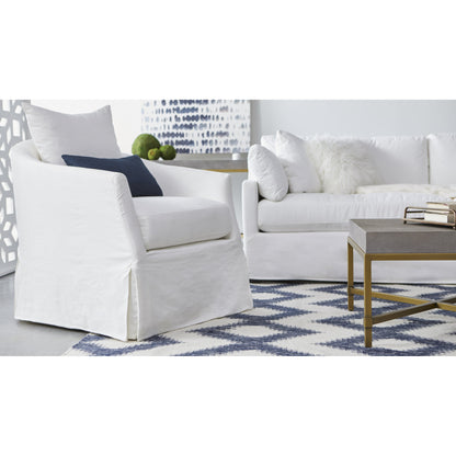 Faye Slipcover Swivel Club Chair by Essentials For Living. Made from unique in a transitional style.