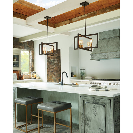 Finnegan Wall Sconce by Generation Lighting in new world bronze. Made from steel in a transitional style.