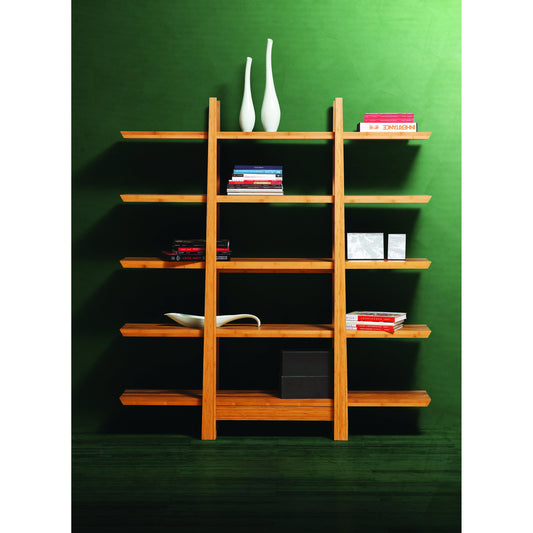 Magnolia Shelf by Greenington in caramelized, tiger. Made from 100% bamboo in a transitional style.