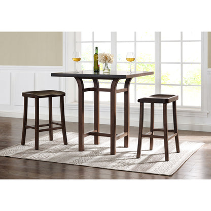 Tulip Bar Height Table by Greenington in caramelized. Made from 100% bamboo in a modern style.