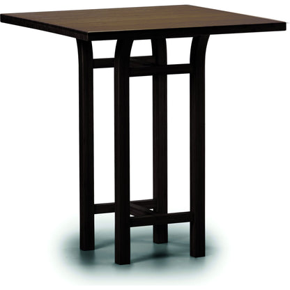 Tulip Bar Height Table by Greenington in caramelized. Made from 100% bamboo in a modern style.