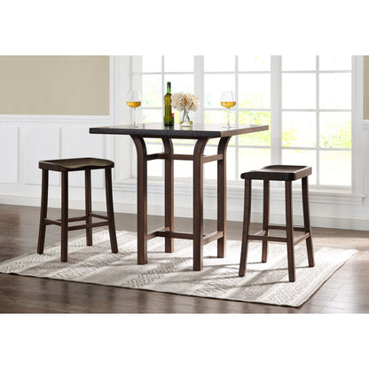 Tulip Bar Height Table by Greenington in caramelized. Made from 100% bamboo in a modern style.