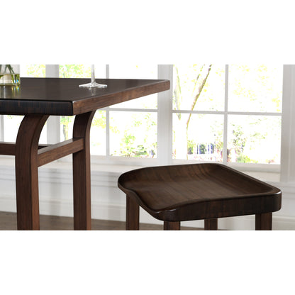 Tulip Bar Height Table by Greenington in caramelized. Made from 100% bamboo in a modern style.
